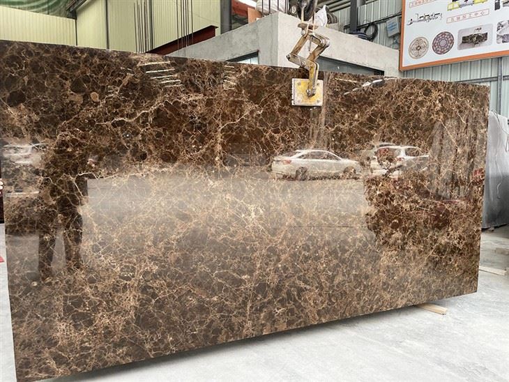 dark brown marble