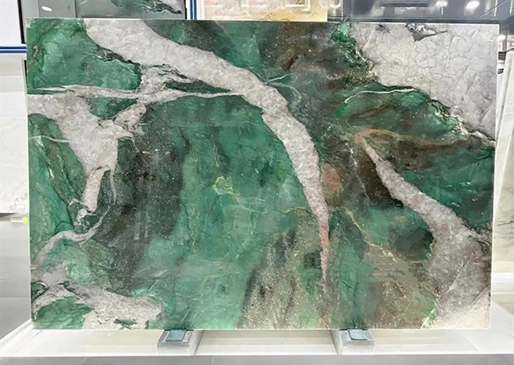 Pandora green Quartzite slab