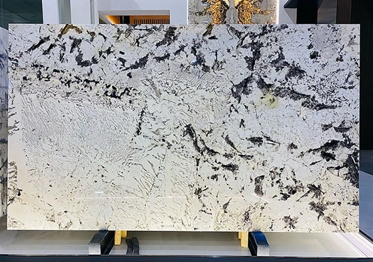 Snow Mountain Silver Fox Quartzite slab Snow Mountain Silver Fox Quartzite slab